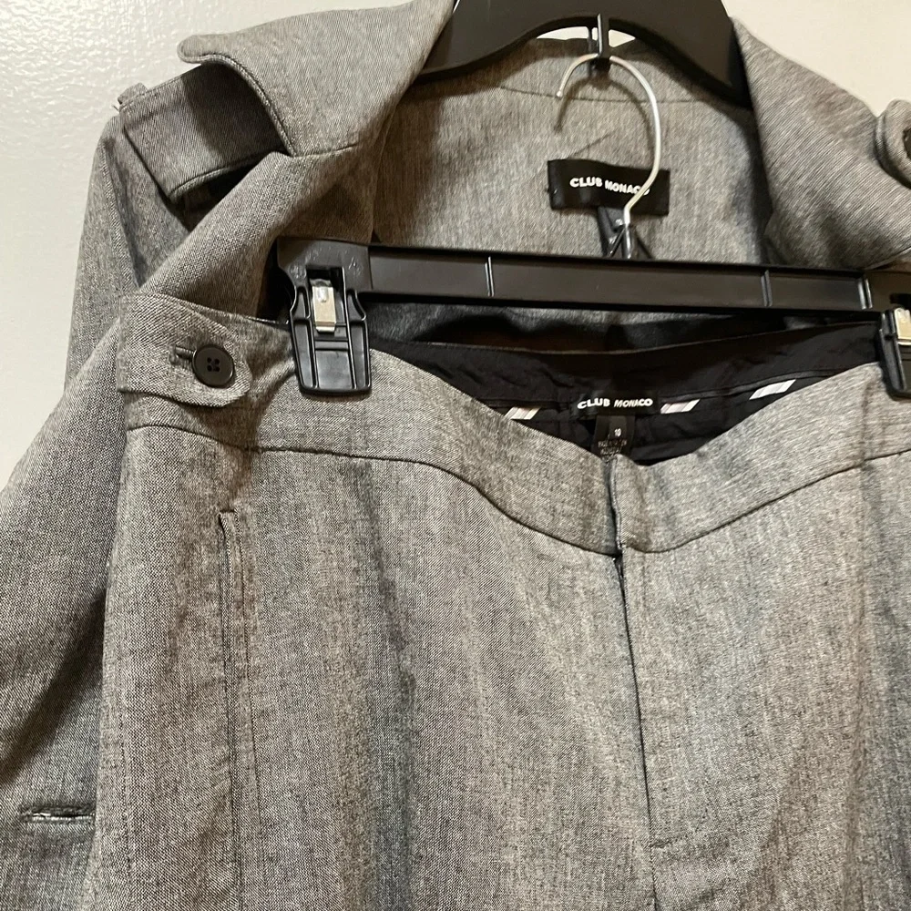 Club Monaco Grey Tailored Suit Set - Picture 16 of 16